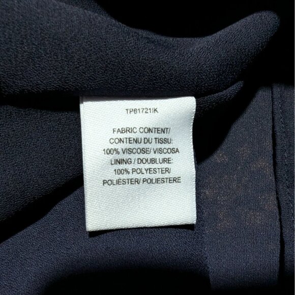 DEREK LAM 10 CROSBY Top Womens Sz 8 blue Floral sleeveless summer Bohemian - Picture 11 of 12